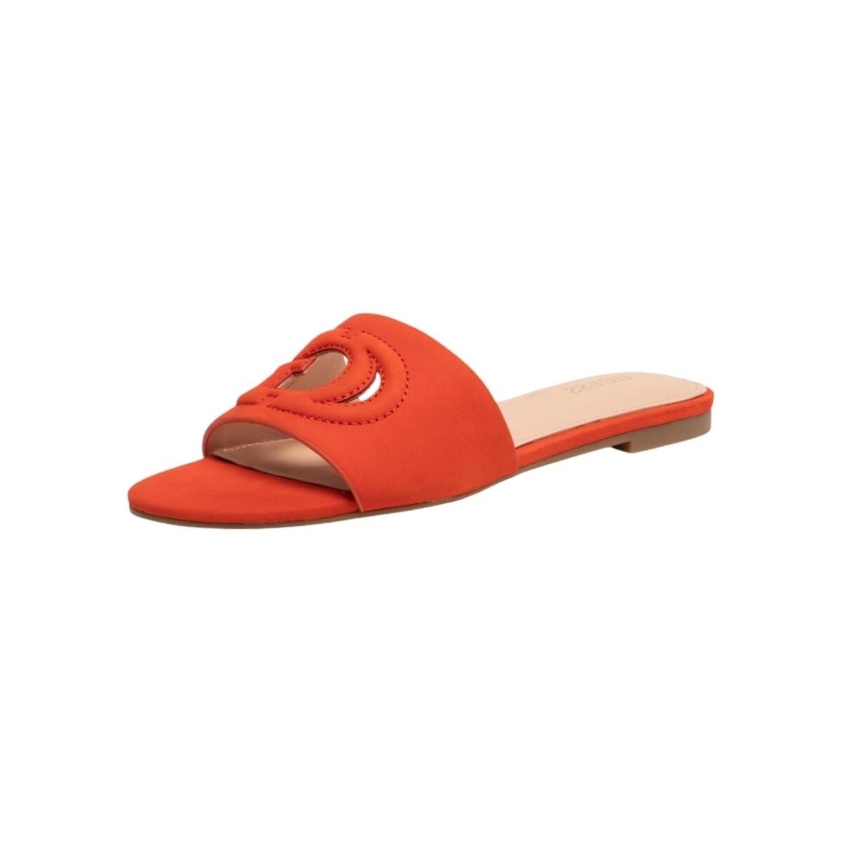 Chaussures Femme Sandales et Nu-pieds Guess Mules plates  Tashia Ref 56031 Orange Orange