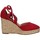 Chaussures Femme Espadrilles Woz RAFFIA-90 Rouge