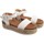Chaussures Fille nbspLongueur des jambes :  sandale fille a3723 blanc Blanc