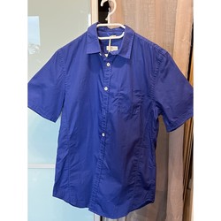 Vêtements Homme Chemises manches courtes Cerutti Chemisette bleu slim fit taille S Cerruti Bleu