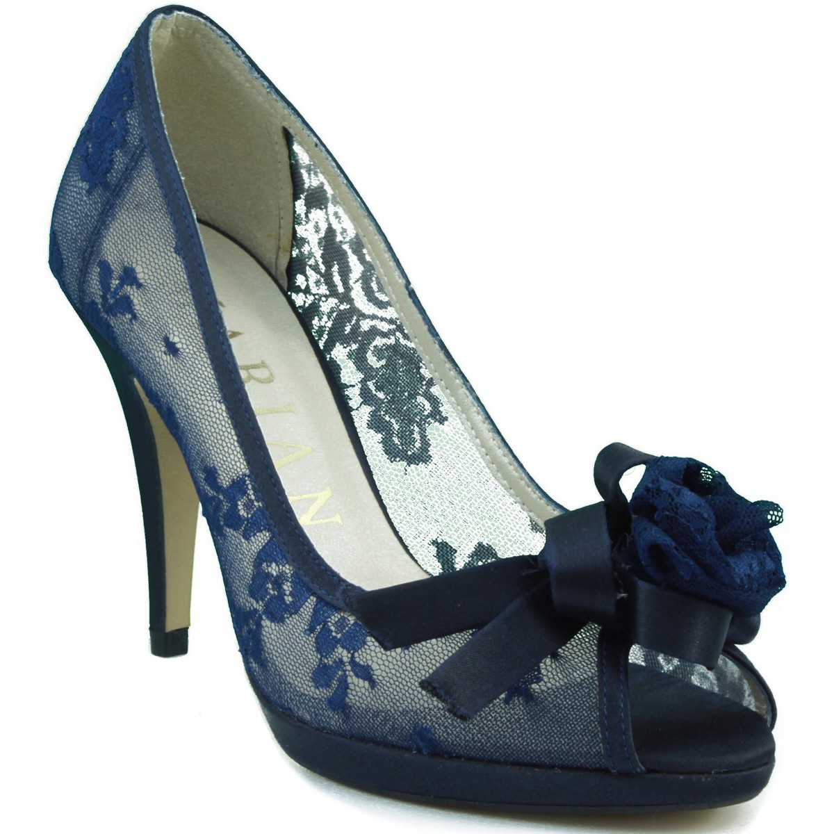Chaussures Femme Escarpins Marian CHAUSSURE DE FÊTE TRANSPARENTE CONFORTABLE Bleu