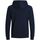 Vêtements Homme Sweats Jack & Jones 12182493 BASIC SWEAT ZIP-NAVY BLAZER Bleu