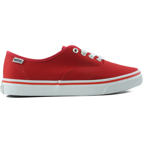 Chaussures Fille Baskets basses Mustang Old MUSTANG CANVAS Rouge