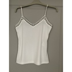 Vêtements Femme Tops / Blouses Morgan Top à bretelles Blanc