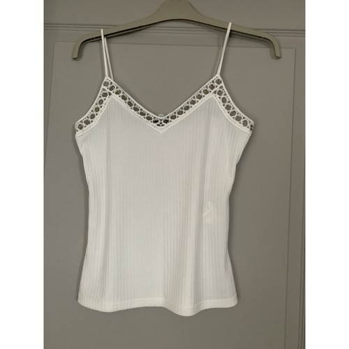 Vêtements Femme Tops / Blouses Morgan Top à bretelles Blanc