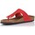 Chaussures Femme Sandales et Nu-pieds Interbios SANDALES  7110 Rouge