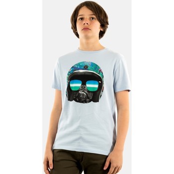 Vêtements Garçon T-shirts manches courtes Franges / Pomponsises bsikesbo00000mc bleu