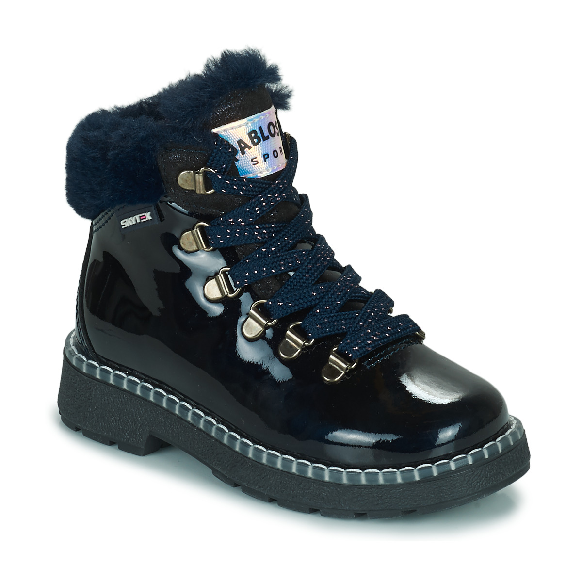 Chaussures Fille Boots Pablosky 415929 Marine