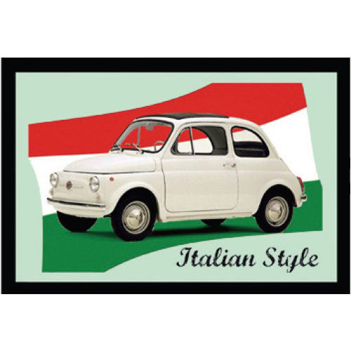 Rideaux / stores Miroirs Bazooka Miroir rectangulaire sérigraphié voiture italienne Multicolore