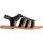 Chaussures Fille Sandales et Nu-pieds Les Tropéziennes par M Belarbi Sandale Cuir  Badox 423 Marine