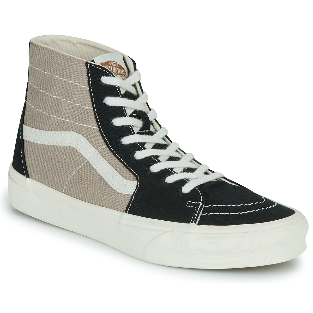 Chaussures Homme Baskets montantes Vans Logo SK8-HI TAPERED Noir / Beige