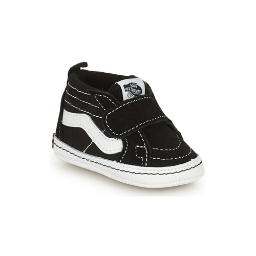 Chaussures Enfant Baskets montantes Vans chaussettes IN SK8-HI CRIB Noir / Blanc