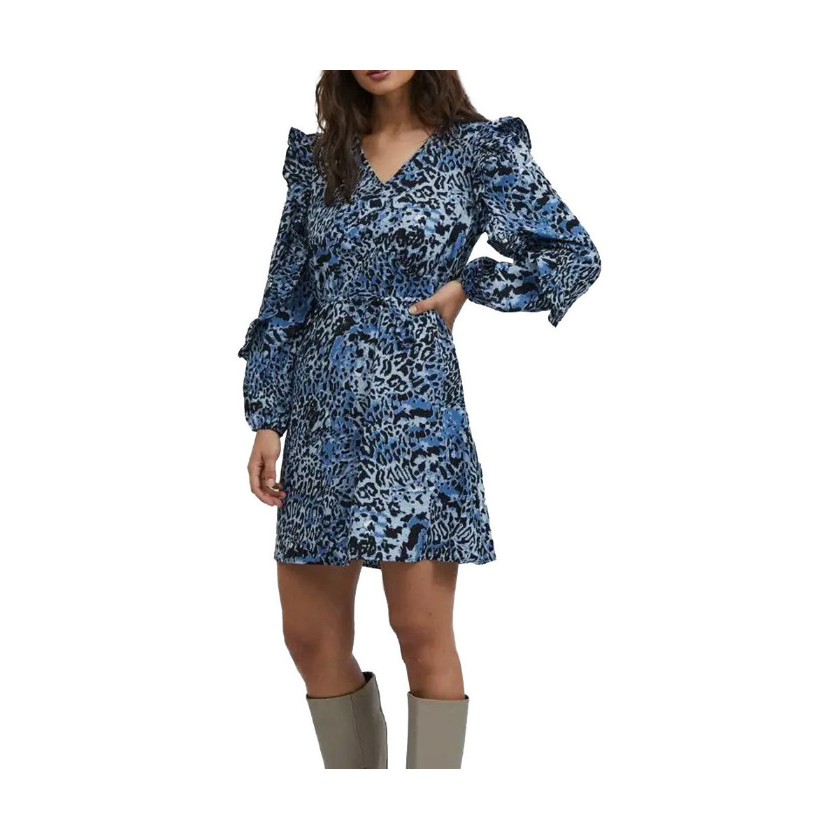 Vêtements Femme Robes courtes Vila 14078339 Bleu