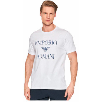 Vêtements white asymmetric shirt Emporio Armani EA7 Tee shirt Emporio Armani blanc  211818 2R468 - S Blanc