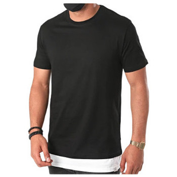 Vêtements Homme Débardeurs / T-shirts sans manche Freeside Tee shirt homme oversize noir  B007 Noir
