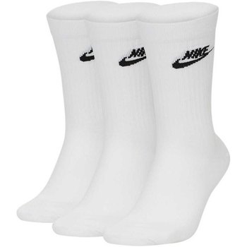 Sous-vêtements Chaussettes de sport images Nike images Nike dunk solid red color hair highlights Crew 3 Pairs Blanc