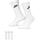 Sous-vêtements Chaussettes de sport Nike Sportswear Everyday Essential Crew 3 Pairs Blanc