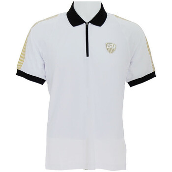 Vêtements Homme T-shirts & Polos Giorgio Q593 ARMANI open-collar polo shirtni Polo Blanc
