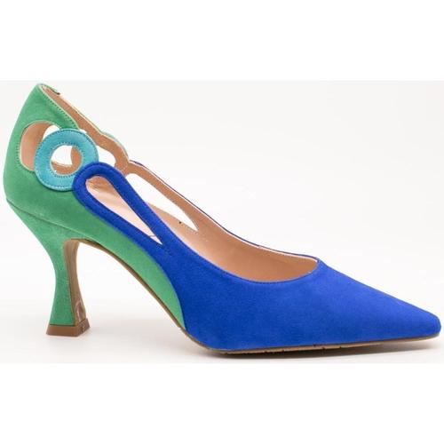 Zabba Difference Bleu - Chaussures Derbies-et-Richelieu Femme 109,00 €