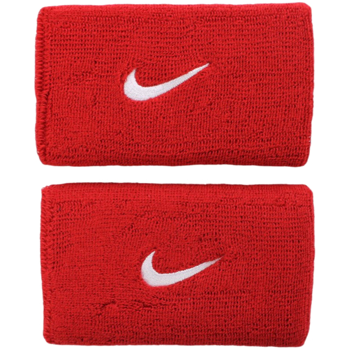 Accessoires Accessoires sport Nike standard Swoosh Doublewide Wristbands Rouge