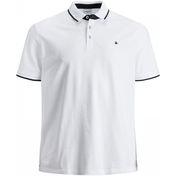 Vêtements Homme Only & Sons Jack & Jones 12143859 PAULOS POLO SS-WHITE Blanc
