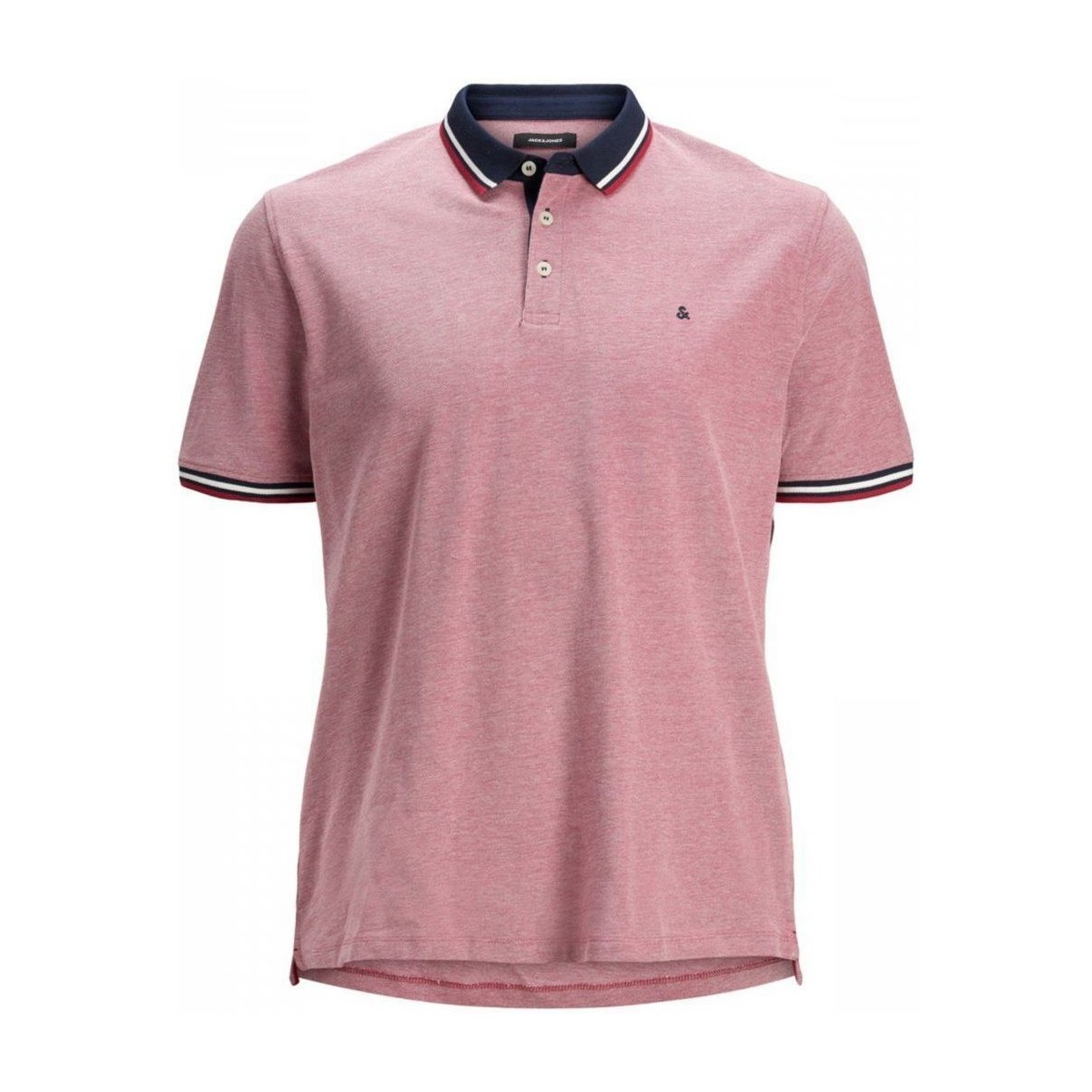 Vêtements Homme T-shirts & Polos Jack & Jones 12143859 PAULOS POLO SS-RIO RED Rouge