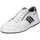 Chaussures Homme Oreillers / Traversins Baskets en cuir LISANDRO Blanc