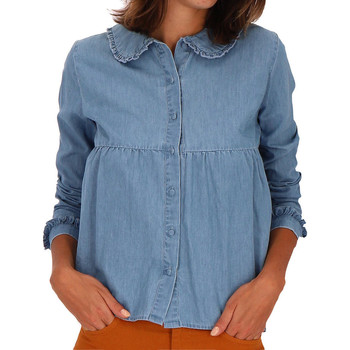 Vêtements Femme T-shirts manches longues M 35 cm - 40 cmlarbi 42472 Bleu