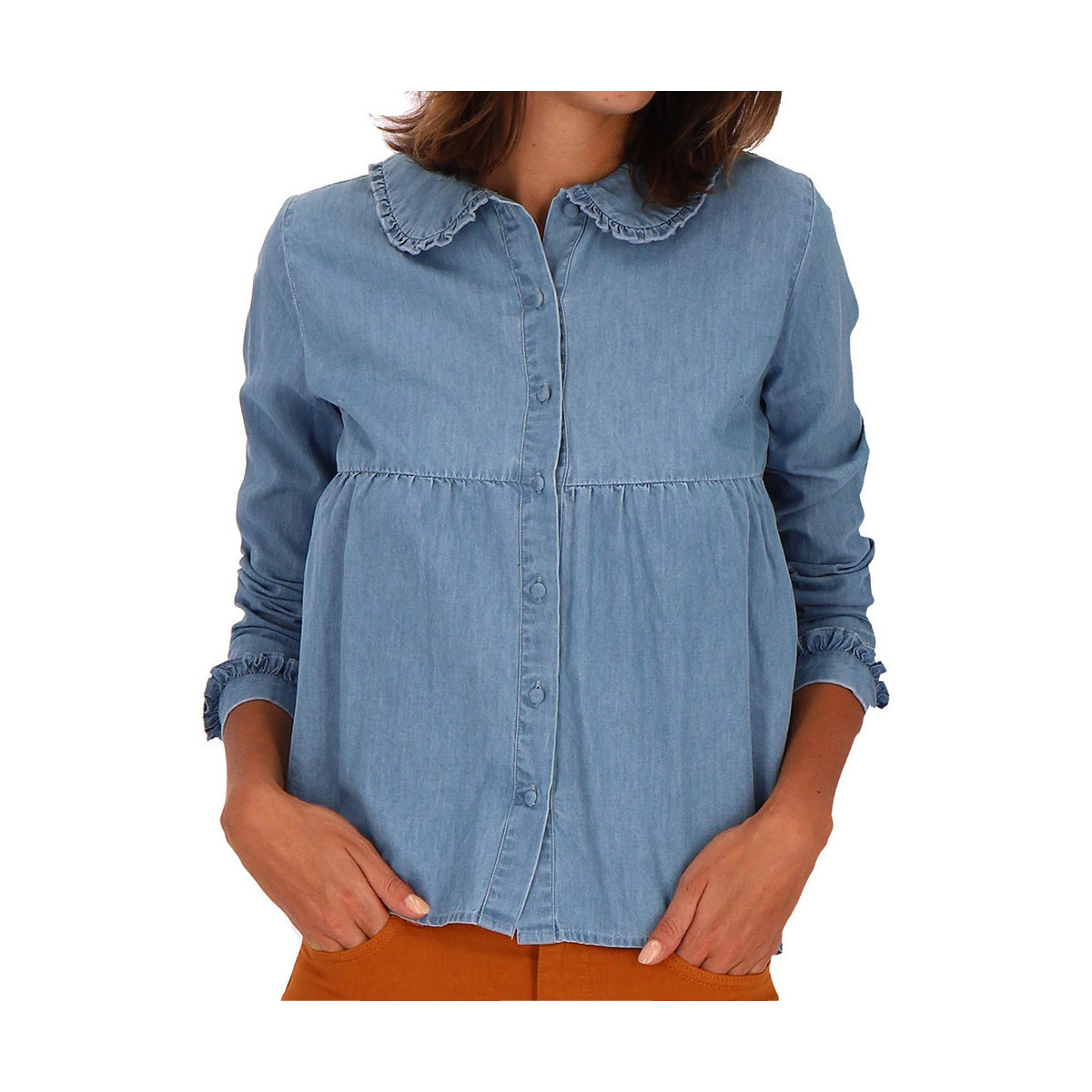 Vêtements Femme Chemises / Chemisiers Les Tropéziennes par M Belarbi 42472 Bleu