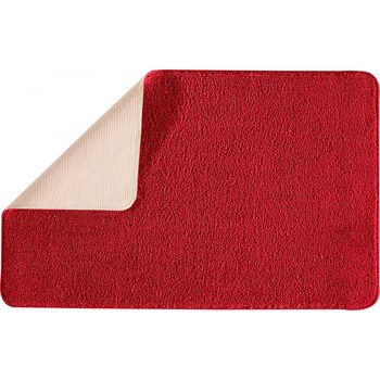 Alma En Pena Tapis de bain Guy Levasseur POLYNESIE - Tapis de bain rouge 50x80cm rouge