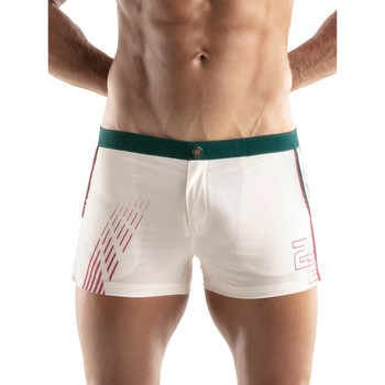 Vêtements Homme Maillots / Shorts de bain Code 22 Boxer de bain Racer Code22 Blanc