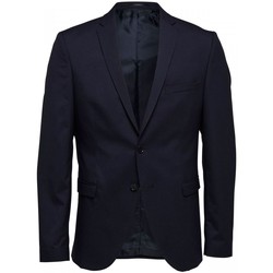 Vêtements Homme Vestes de costume Selected 16051230 MYLOGAN BLAZER-NAVY BLAZER Bleu