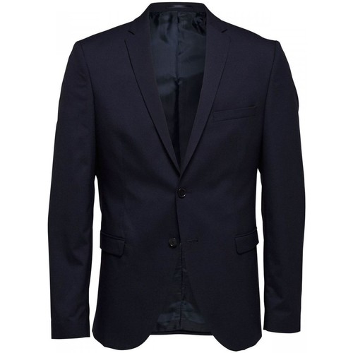 Vêtements Homme Vestes Selected 16051230 MYLOGAN BLAZER-NAVY BLAZER Bleu