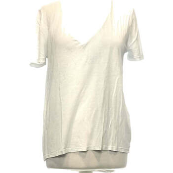 Vêtements Femme Le Temps des Cer Zara top manches longues  38 - T2 - M Blanc Blanc