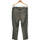 Vêtements Femme Pantalons Zara pantalon droit femme  40 - T3 - L Gris Gris