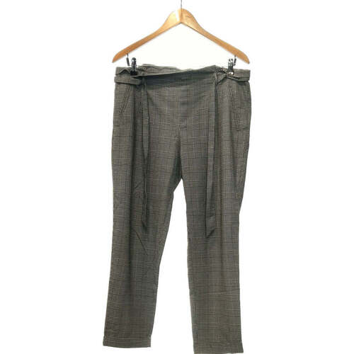 Vêtements Femme Pantalons Zara pantalon droit femme  40 - T3 - L Gris Gris