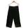 Vêtements Femme Pantalons Sepia pantalon droit femme  36 - T1 - S Noir Noir