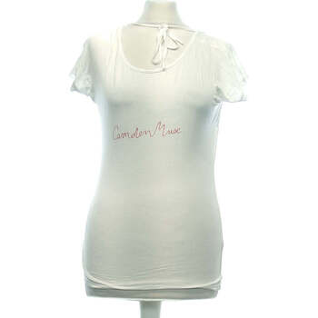 Vêtements Femme Tops / Blouses Morgan Top Manches Courtes  34 - T0 - Xs Blanc