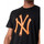 Vêtements Débardeurs / T-shirts sans manche New-Era Tee shirt  12123933 noir orange - XXS Noir