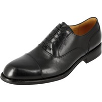 Chaussures Homme Bottes ville Belym Chaussure homme Derby Richelieu en cuir noir 201 list: Noir|Noir