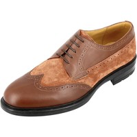 Chaussures Homme Bottes ville Belym Chaussure Derby Homme en cuir lisse varier avec daim Cognac list: Marron|Marron