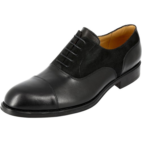 Belym Chaussure Richelieu Homme de ville en cuir et daim noir list: Noir| Noir - Chaussures Chaussures de travail Homme 139,00 €