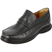 Chaussures Homme Bottes ville Belym Chaussure Médicale Homme Mocassins en cuir Noir  276 Noir