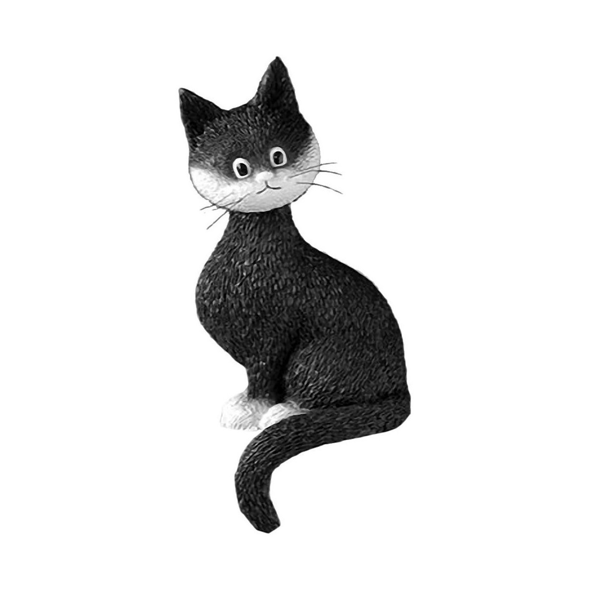Maison & Déco Statuettes et figurines Parastone Statuette Les chats par Dubout Précieuse Noir