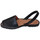 Chaussures Femme Sandales et Nu-pieds Popa SANDALE CALIFORNIA PIEL NEGRO MP18806 002 SOFT Noir