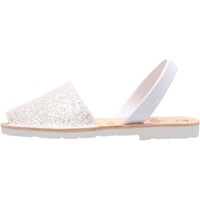 Chaussures Enfant Chaussures aquatiques Mibo - Sandalo bianco  glitter 140-02254 Blanc