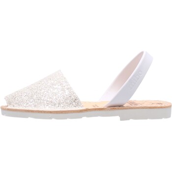 Chaussures Enfant Chaussures aquatiques Mibo - Sandalo bianco  glitter 140-02254 Blanc