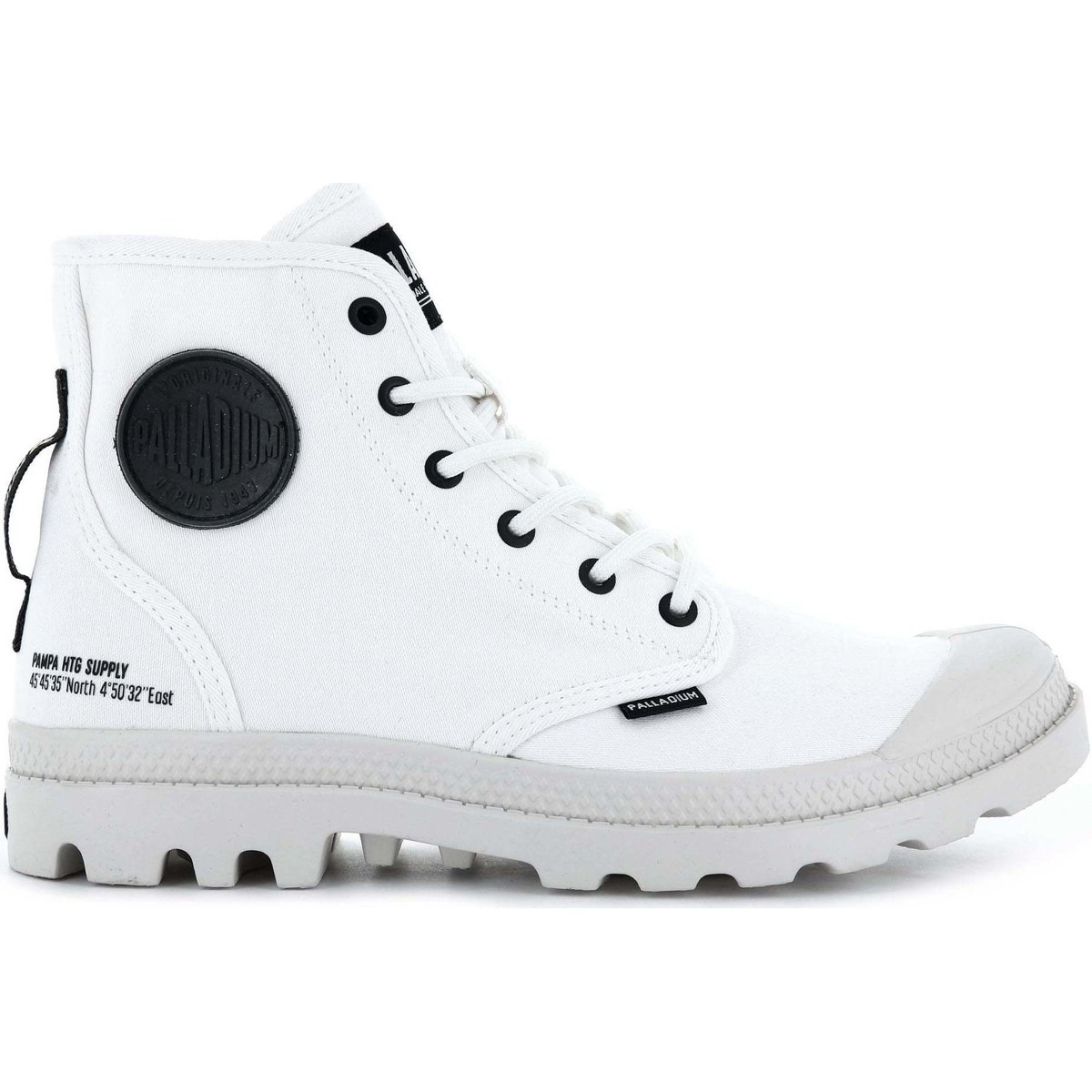 Chaussures Baskets mode Palladium 77356-116-M | PAMPA HI HTG SUPPLY | STAR WHITE Blanc