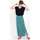 Vêtements Femme Jupes La Fiancee Du Mekong Jupe longue imprimée NURRA Vert