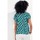 Vêtements Femme T-shirts manches courtes Cotton Sweatshirt With All-over Printed Artwork Detailkong Top imprimé dentelles NEEMA Vert